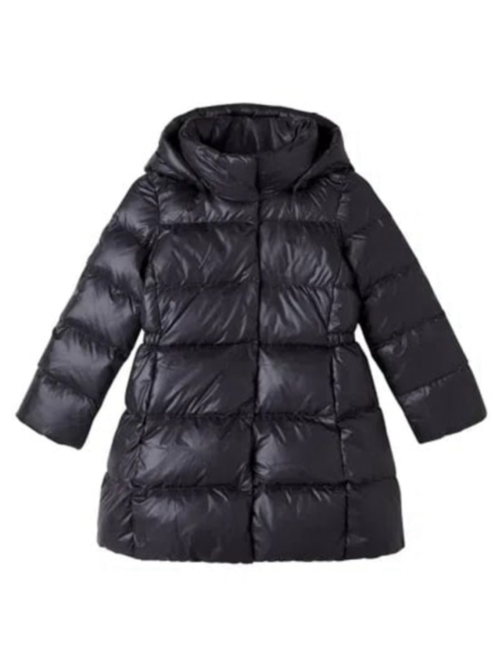 Polo Ralph Lauren Water-Repellent Quilted Down Long Coat Black Puffer Jacket 2T